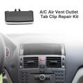 A/c Air Vent Outlet Tab Clip Repair Kit for Mercedes-benz W204 C180