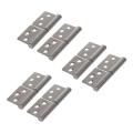 3 Inch Silver Stainless Steel 360 Degree Door Flag Hinge 6 Pieces