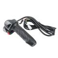 48v Gas Handle Twist Throttle with Battery Indicator&latching