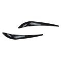 For -bmw X3 F25 X4 F26 Front Headlight Lamp Cover Carbon Fiber