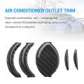 Carbon Fiber Central Air Conditioner Outlet for Nissan Gtr R35