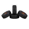 4pcs Metal 2.2 Beadlock Wheel Rim Tires Set for 1/10 Rc,yellow