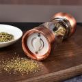 Acrylic Pepper Grinder Ceramic Core Kitchenware Salt Shaker,silver