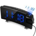 Alarm Clock, 7 Inch Led Display, Adjust Brightness Automatically