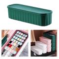 6 Storage Case Drawer Organizers with Cover for Handkerchiefs Pink