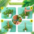 4pcs 16inch Potted Climbing Plants Pole for Potted Plants Growing