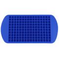 160 Cavity Silicone Ice Square Tray Mini Ice Cubes Square Mold Blue