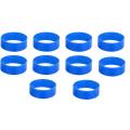 10pcs Silicone Bands for Sublimation Tumbler, for Wrapping Cup (blue)