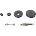 Gearbox Gear with Shaft and Motor Gear for Axial Scx24 1/24 Rc Car