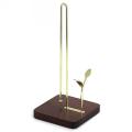Paper Towel Holder Countertop Paper Towel Stand Kitchen Tissue(gold)