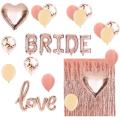 Bridal Shower & Bachelorette Party Rose Gold- Set Love Foil Balloon