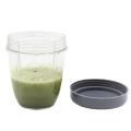 Blender Cups and Flat Lids Replacement Parts for Nutribullet, 1 Pcs