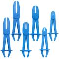 6pcs Blue Line Clamps Flexible Hose Clamps Pliers Kit