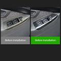 Black Window Lift Button Cover Trim for Toyota Land Cruiser
