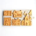 Castle Christmas House Silicone Mold Sugar Chocolate Modeling Tools