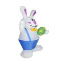 190cm Inflatable Easter Bunny Cute Rabbit Led Lamp Inflatable-eu Plug