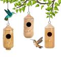 Bird House, Mini Bird House, Wooden Bird Swing Nest B