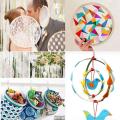 7 Inch Embroidery Hoops Wooden Round Adjustable for Handy Sewing