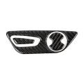 For Ford Mustang Carbon Fiber Seat Adjustment Button Stickers 5pcs