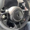 4pcs Car Carbon Fiber Steering Wheel Panel Cover Trim Decoration