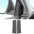 For Toyota Highlander Carbon Fiber Car Window A Pillars Sticker