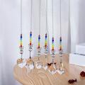 Crystal Suncatcher Hanging Prism Butterfly Ornament for Plants