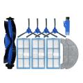 For Proscenic 850t Robotic Vacuum Cleaner Main Brush Filter Mop Cloth