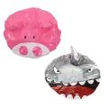 Design Animal Waterproof Shower Cap Gray