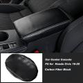 Armrest Box Cover Pad Storage Organizer Accessories,carbon Fiber Pu