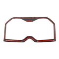 Car Carbon Fiber Abs Central Control Water Cup Frame Decoration Cover