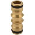 2pcs Brass Garden Hose/hosepipe Tap Connector Threaded Faucet Adapter