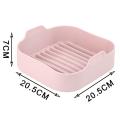 Multifunctional Silicone Pot Air Fryer Oven Heated Tray Basket