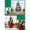 3pcs 20cm Mini Christmas Package Tree Desktop Decor Children's Gift