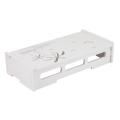 White Floating Tv Stand, Wall-mounted Wifi Router(beach Pattern)