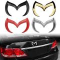 Silver Evil M Logo Emblem Badge Decal for Mazda All Model Car Body