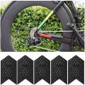 Muqzi 5pcs Bike Frame Guard Protecter, Silicone Frame Pad,black