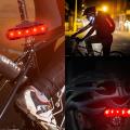 2 Pack High-bright Warning Usb Rechargeable Bicycle Tail Light