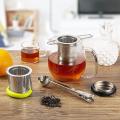 304 Stainless Steel Tea Strainer with Lid and Tea Spoon