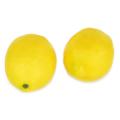 Fake Fruit Decoration Artificial Simulation Yellow Lemon 10pcs Set