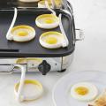 4 Inch Silicone Fried Egg Rings Set, 4-pack, Round Mold for Pancakes