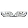 Car Front Bumper Left Right Fog Lights Assembly Foglight with Bulb