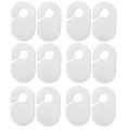 12pcs Diy Organize Clothing Size Dividers Plastic Size Tags Hangers