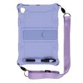 Tablet Case 10.1 Inch Silicone Case+pen+strap(purple)