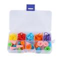 120 Pieces Knitting Crochet Locking Stitch Markers Mix Color