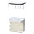 Wall-mounted Dry Food Dispenser, for Cereal,rice Storage Containers C