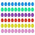 60 Pieces Plastic Egg Shakers Maracas Percussion Musical Eggs for Kid