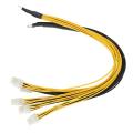 6 Pack 6 Pin Connector Server Power Cable for Antminer S9 S9i Z9