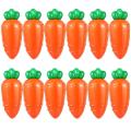 12pcs Plastic Carrot Containers