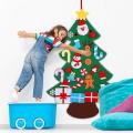 3d Felt Christmas Tree Wall Hanging 3ft with Ornaments for Kids Diy