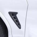 Side Fender Cover Air Outlet Vent For-bmw X3 G01 2018-2021 Silver